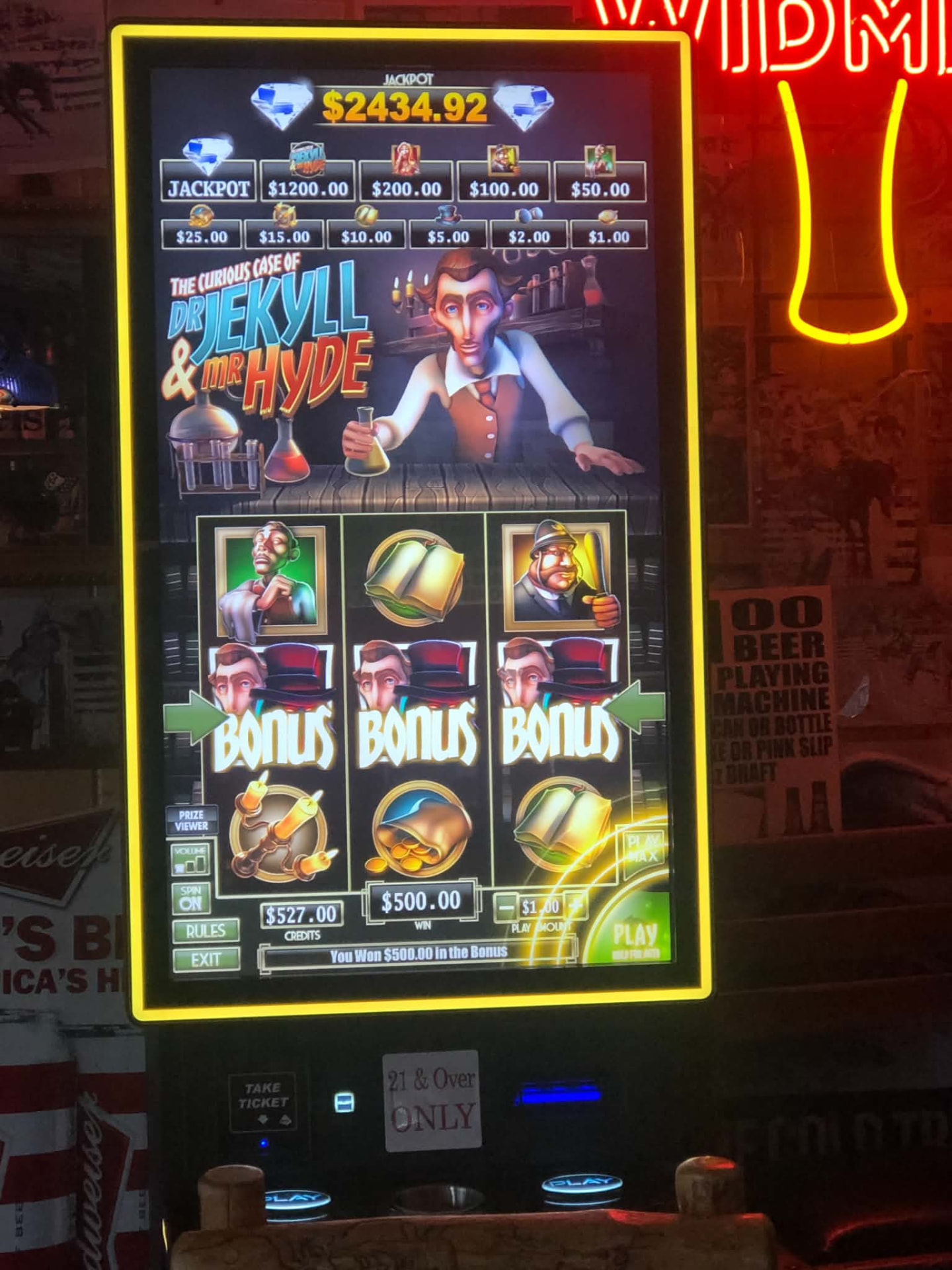 Poker skills machines