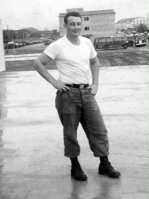 Jim as a young man in the Army